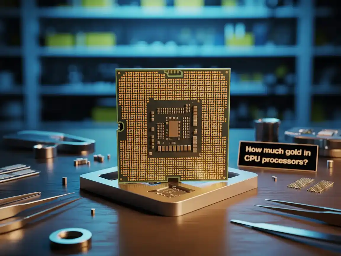 How Much Gold in CPU Processors? Gold Recovery in Processors 1 How Much Gold in CPU Processors?