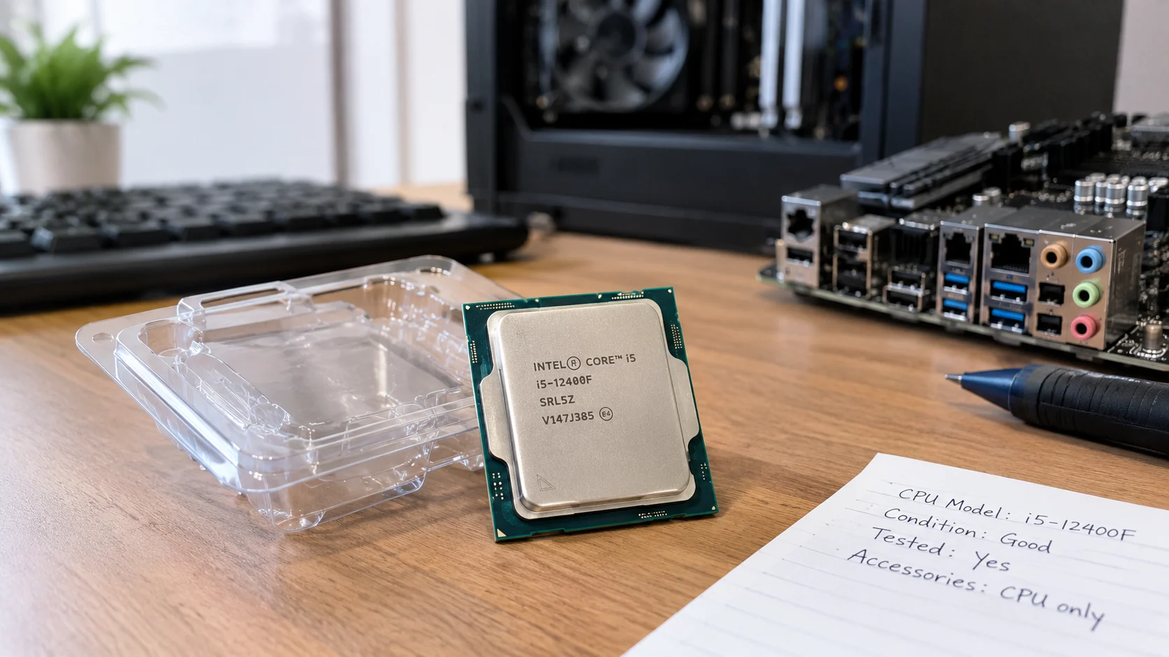 Can I Sell My Used CPU? Used Intel Core i5-12400F processor ready for resale