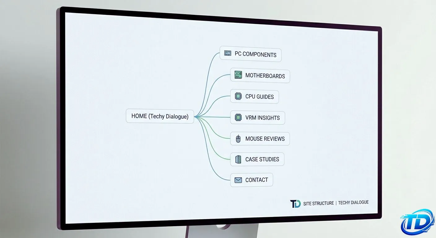 Sitemap techy dialogue website sitemap structure 1
